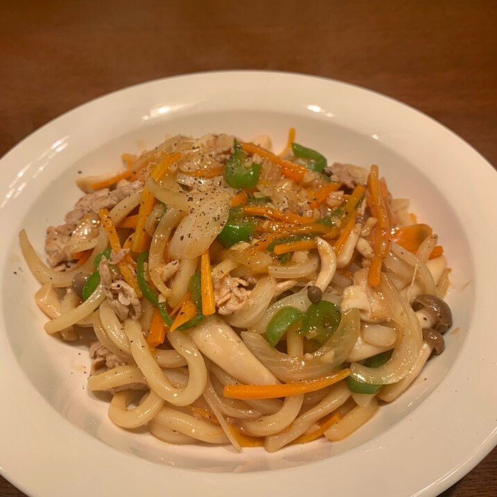 広東風焼きうどん